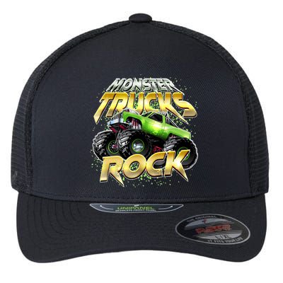 Monster Trucks Rock Flexfit Unipanel Trucker Cap