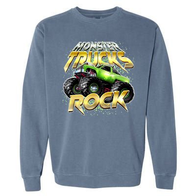 Monster Trucks Rock Garment-Dyed Sweatshirt