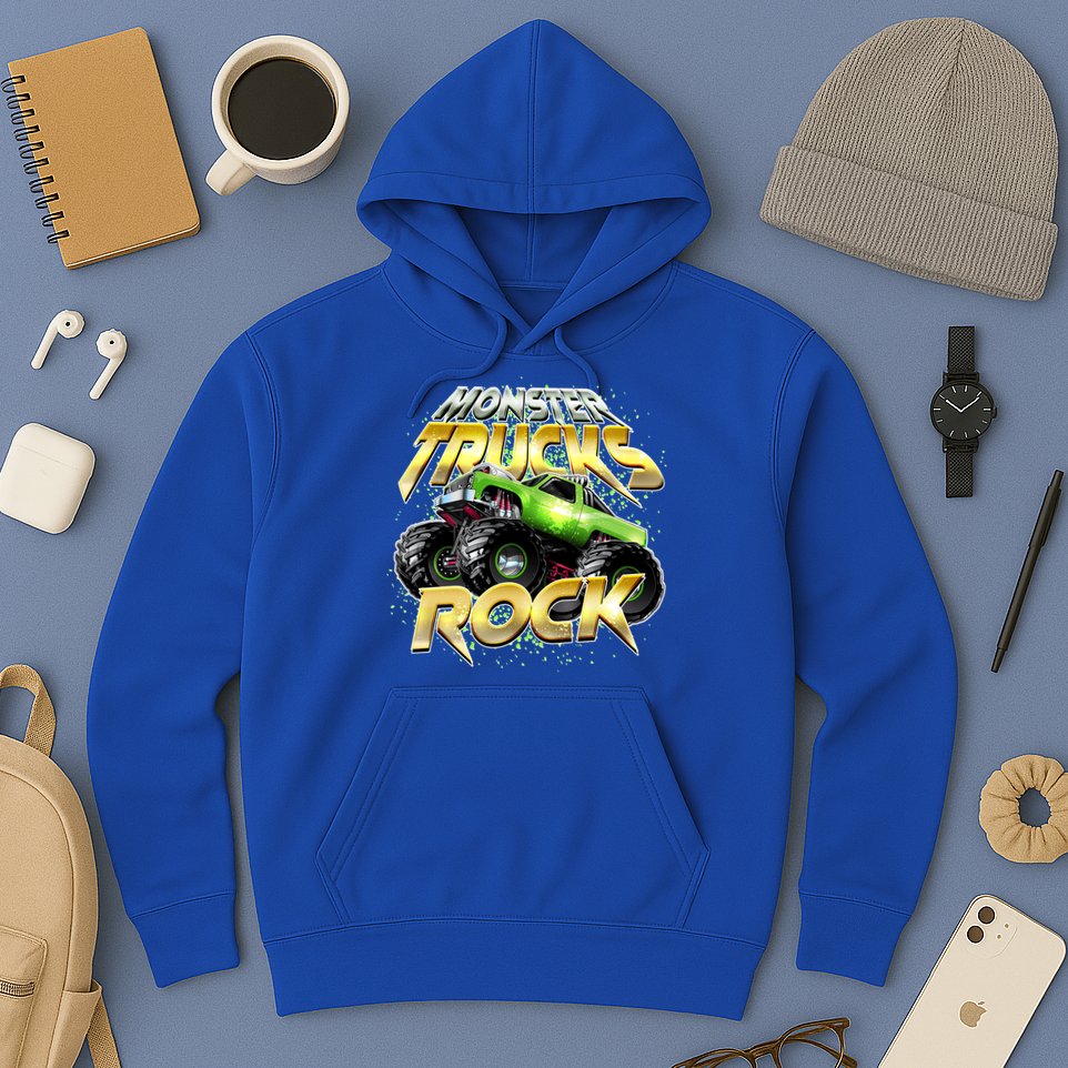 Monster Trucks Rock Hoodie