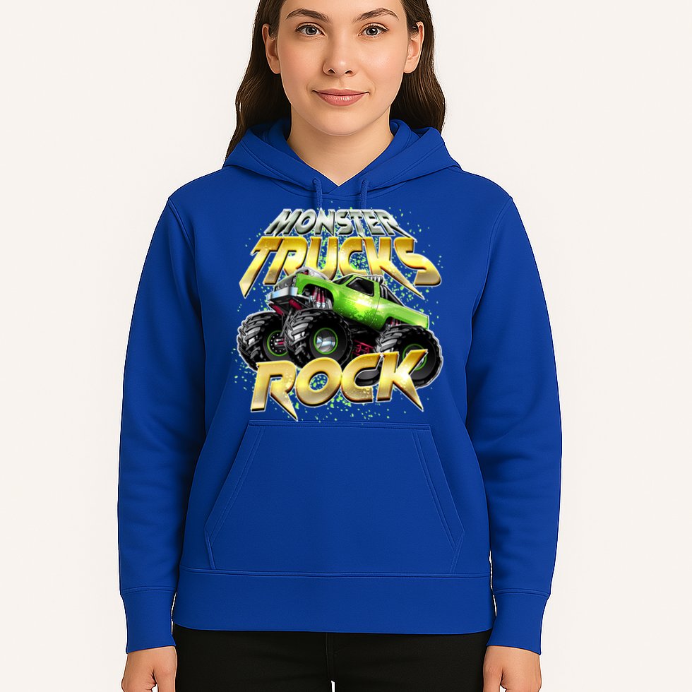 Monster Trucks Rock Hoodie
