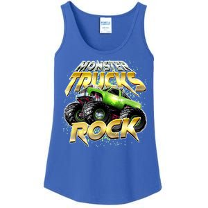 Monster Trucks Rock Ladies Essential Tank