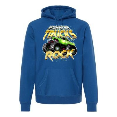 Monster Trucks Rock Premium Hoodie