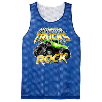 Monster Trucks Rock Mesh Reversible Basketball Jersey Tank