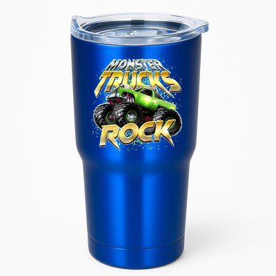 Monster Trucks Rock Tumbler