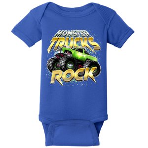 Monster Trucks Rock Baby Bodysuit