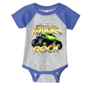 Monster Trucks Rock Infant Baby Jersey Bodysuit