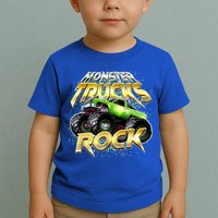 Monster Trucks Rock Toddler T-Shirt