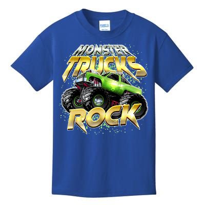 Monster Trucks Rock Kids T-Shirt