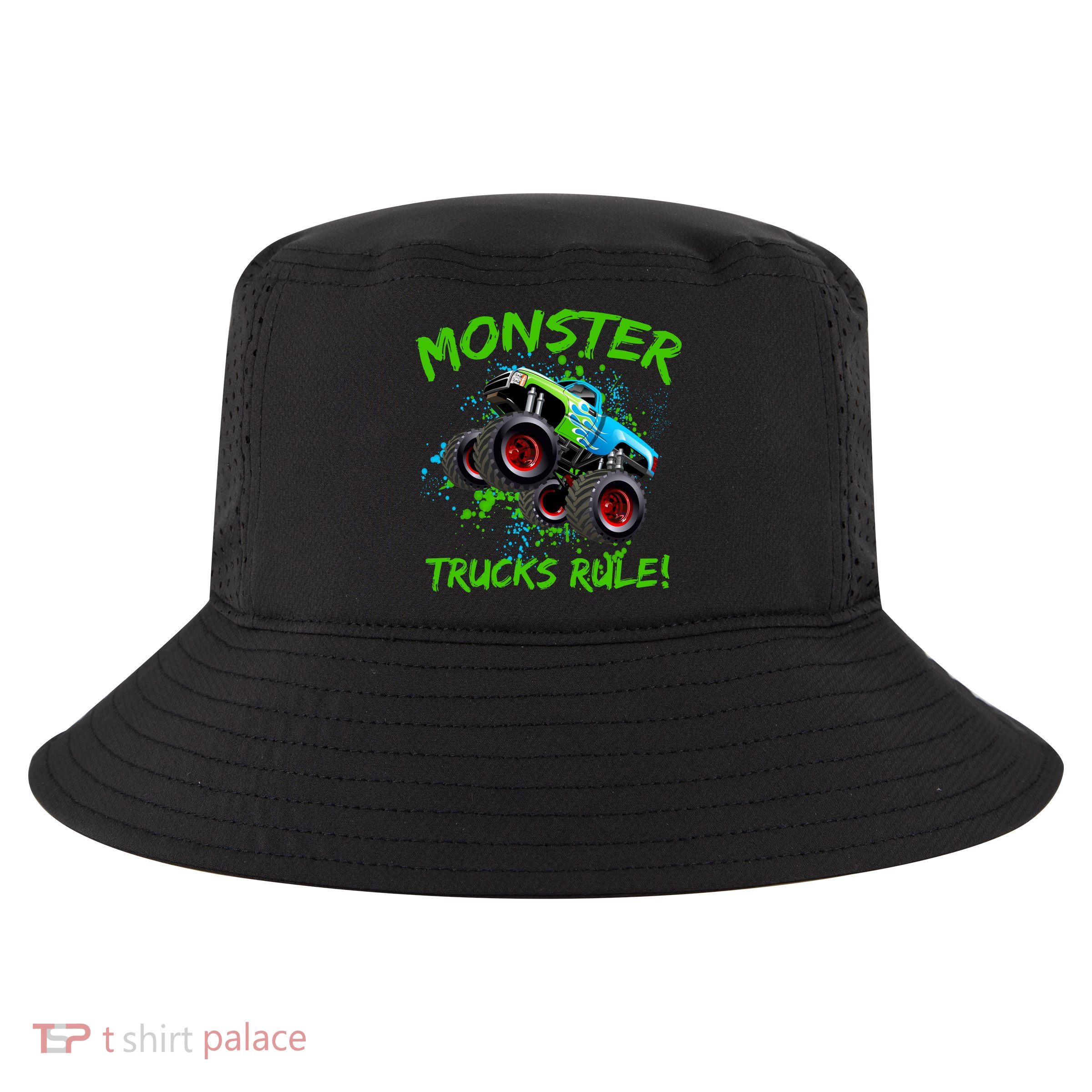 Monster Trucks Rule Cool Comfort Performance Bucket Hat