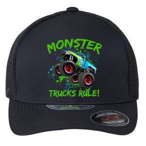 Monster Trucks Rule Flexfit Unipanel Trucker Cap