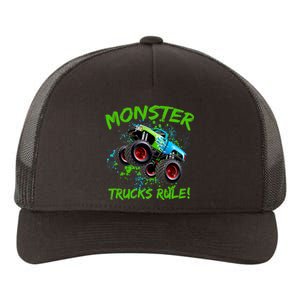 Monster Trucks Rule Yupoong Adult 5-Panel Trucker Hat