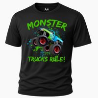 Monster Trucks Rule Cooling Performance Crew T-Shirt