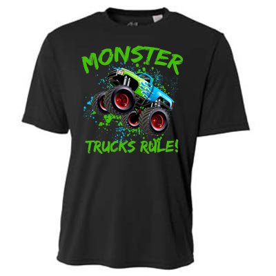 Monster Trucks Rule Cooling Performance Crew T-Shirt