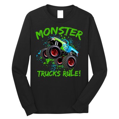 Monster Trucks Rule Long Sleeve Shirt