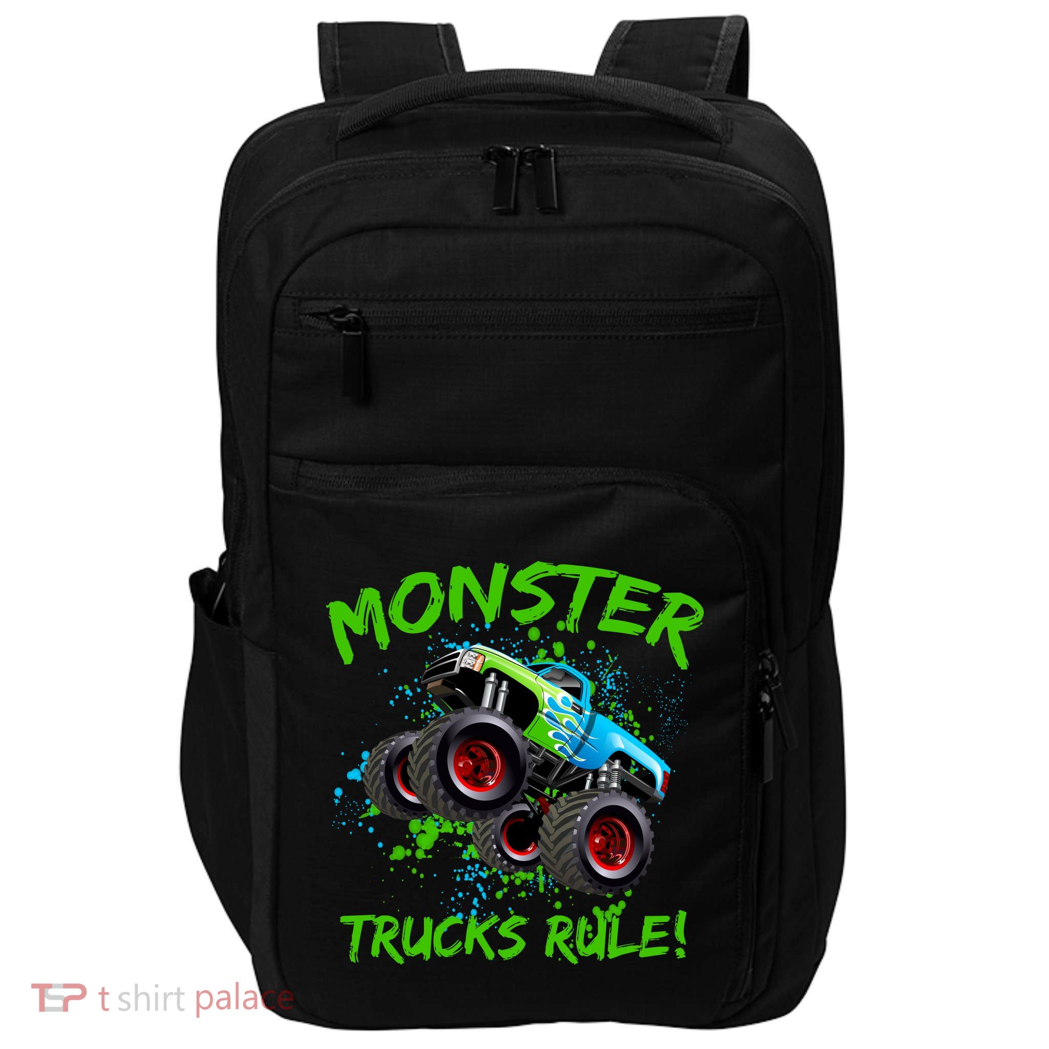 Monster Trucks Rule Impact Tech Backpack