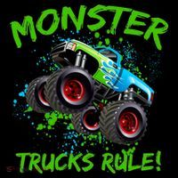 Monster Trucks Rule Button