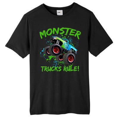 Monster Trucks Rule Tall Fusion ChromaSoft Performance T-Shirt