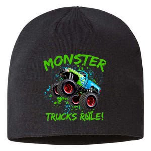 Monster Trucks Rule Sustainable Beanie