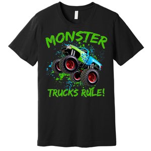 Monster Trucks Rule Premium T-Shirt