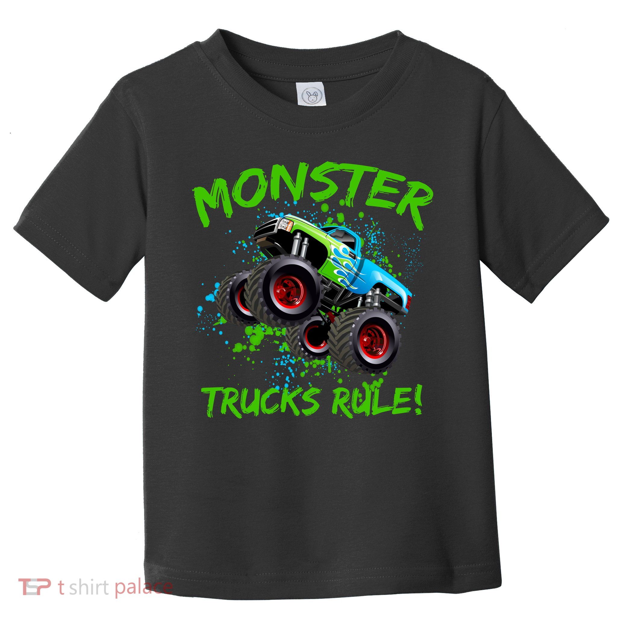 Monster Trucks Rule Toddler T-Shirt