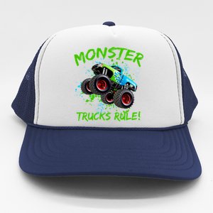 Monster Trucks Rule Trucker Hat