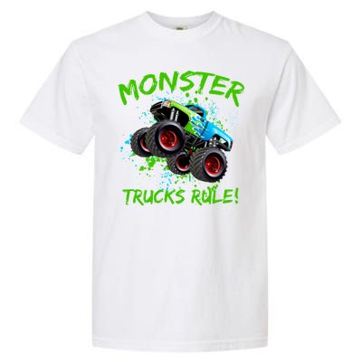 Monster Trucks Rule Garment-Dyed Heavyweight T-Shirt