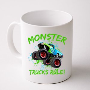 Monster Trucks Rule Coffee Mug