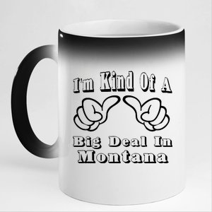 Montana Big Deal 11oz Black Color Changing Mug