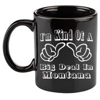 Montana Big Deal 11oz C Handle Ceramic Mug