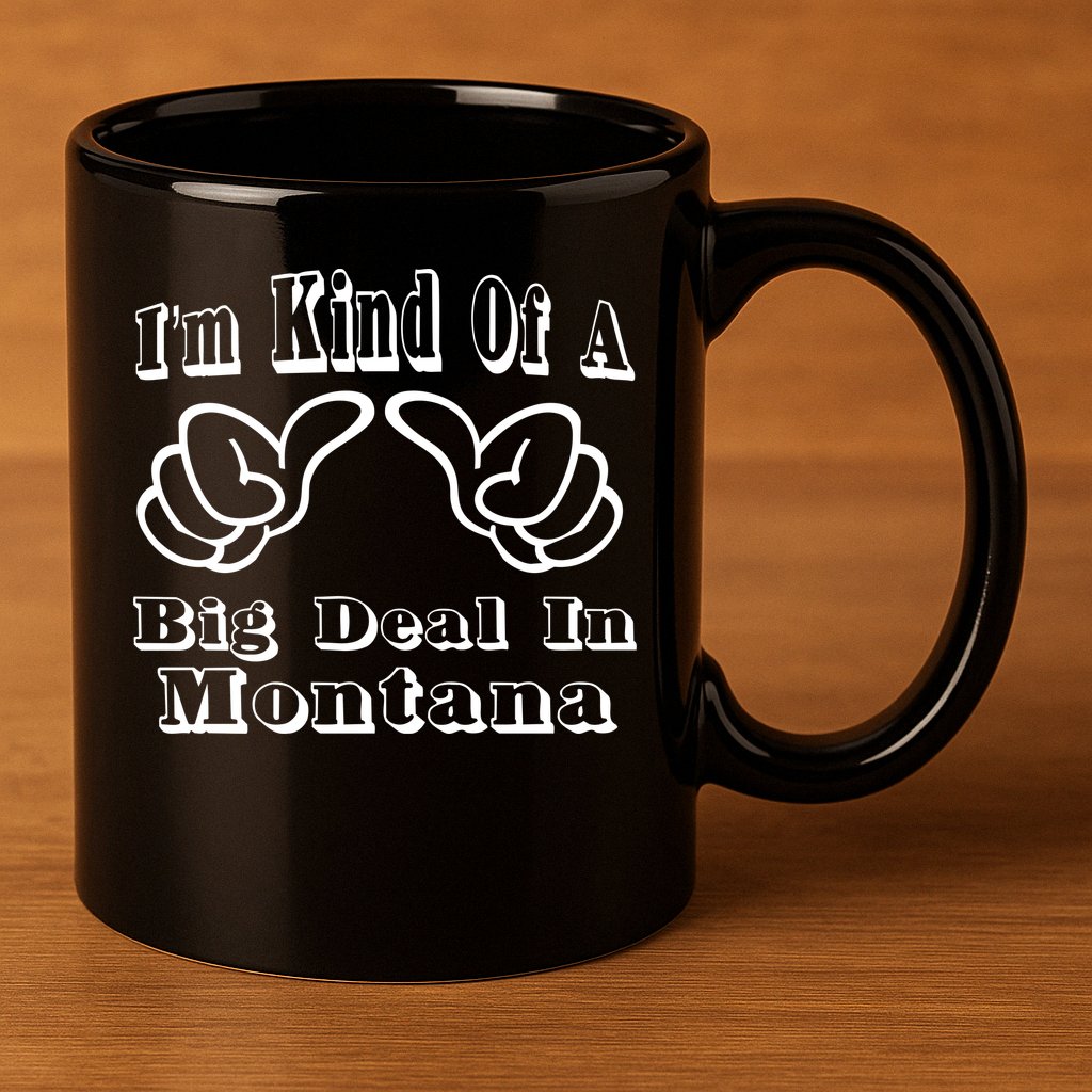 Montana Big Deal 11oz C Handle Ceramic Mug