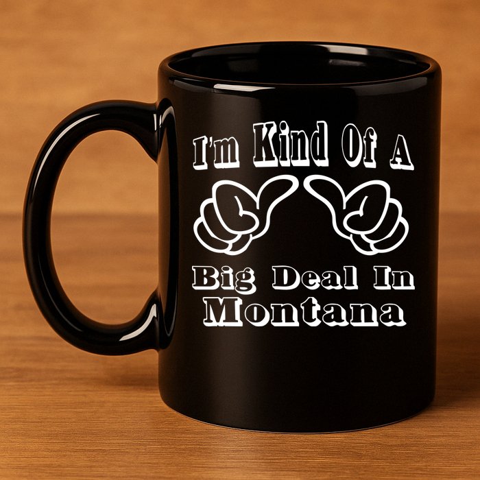 Montana Big Deal 11oz C Handle Ceramic Mug