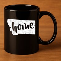 Montana Home State 11oz C Handle Ceramic Mug