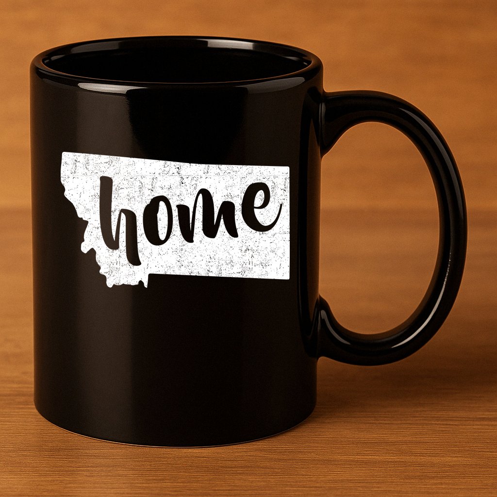 Montana Home State 11oz C Handle Ceramic Mug
