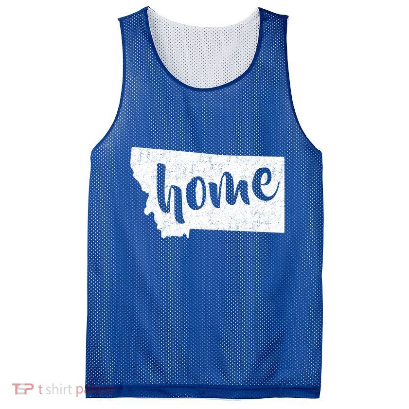 Montana Home State Mesh Reversible Basketball Jersey Tank