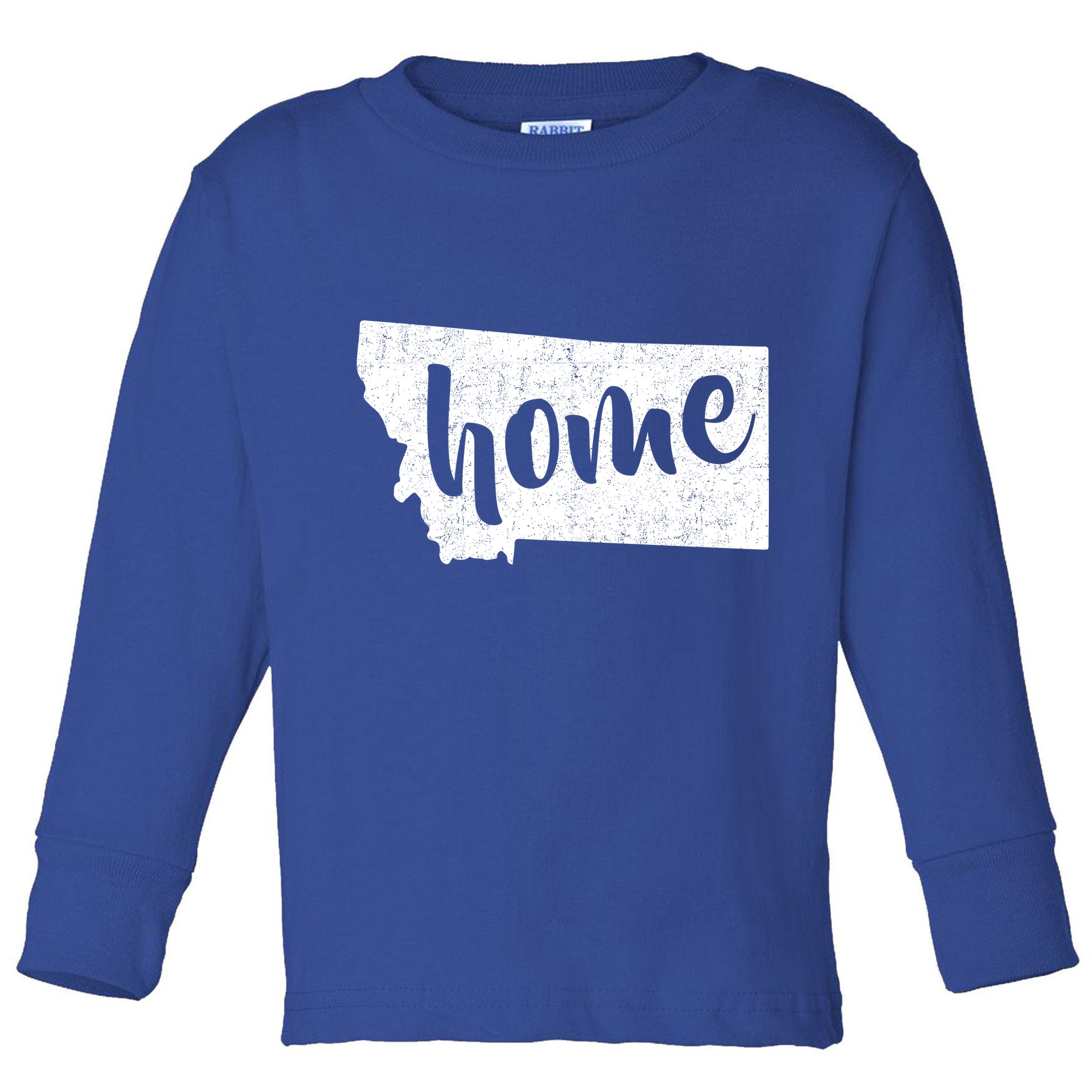 Montana Home State Toddler Long Sleeve Shirt