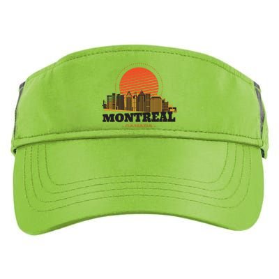 Montreal Canada Skyline Adult Drive Performance Visor