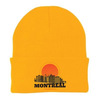 Montreal Canada Skyline Knit Cap Winter Beanie