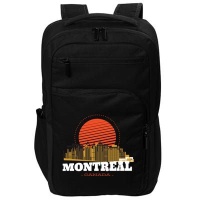 Montreal Canada Skyline Impact Tech Backpack