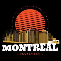 Montreal Canada Skyline Youth Performance Sprint T-Shirt