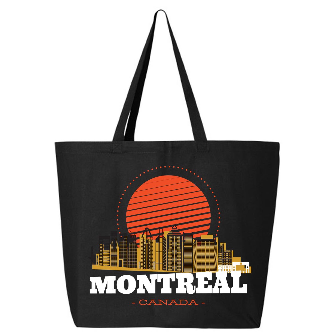 Montreal Canada Skyline 25L Jumbo Tote