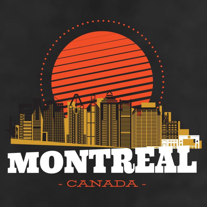 Montreal Canada Skyline 25L Jumbo Tote