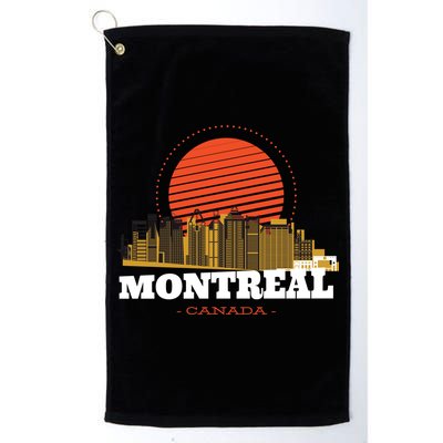 Montreal Canada Skyline Golf Towel