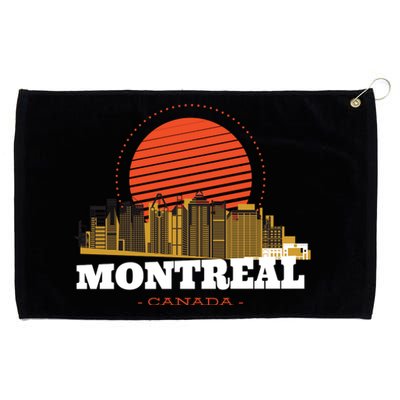 Montreal Canada Skyline Grommeted Golf Towel