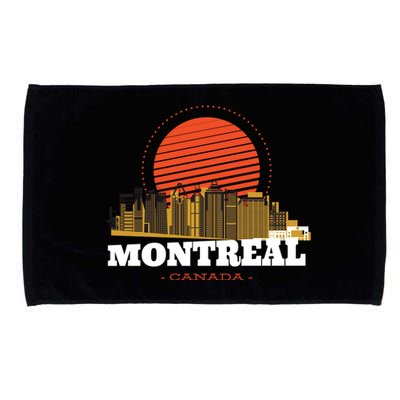 Montreal Canada Skyline Microfiber Hand Towel