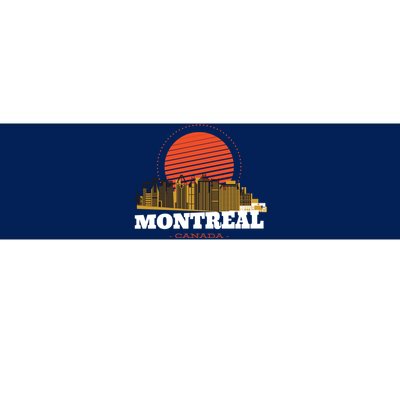 Montreal Canada Skyline Bumper Sticker