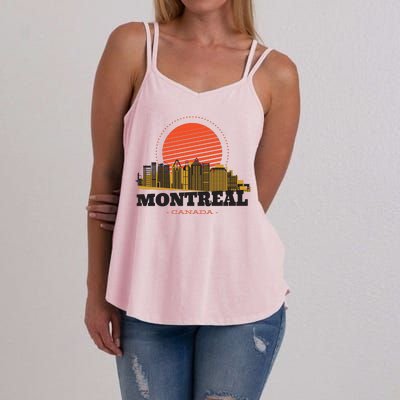 Montreal Canada Skyline Women's Strappy Tank