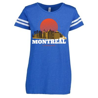 Montreal Canada Skyline Enza Ladies Jersey Football T-Shirt