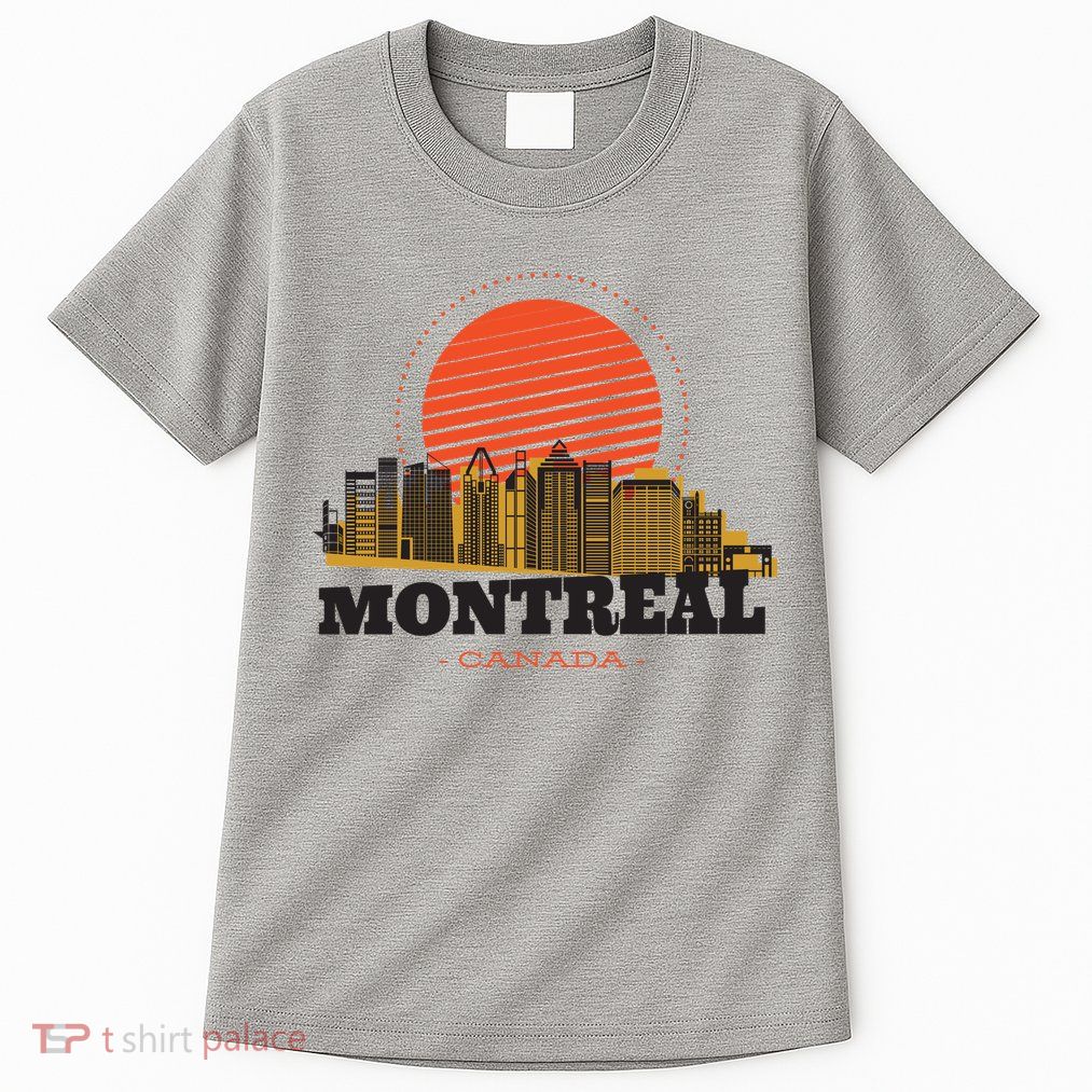 Montreal Canada Skyline Tall T-Shirt