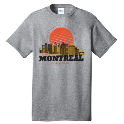 Montreal Canada Skyline Tall T-Shirt