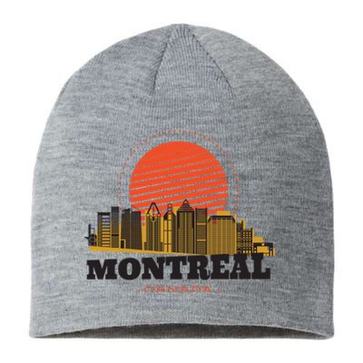 Montreal Canada Skyline Sustainable Beanie